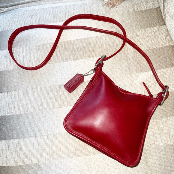 Coach Bags Coach Red Vintage Crossbody Bag Poshmark
